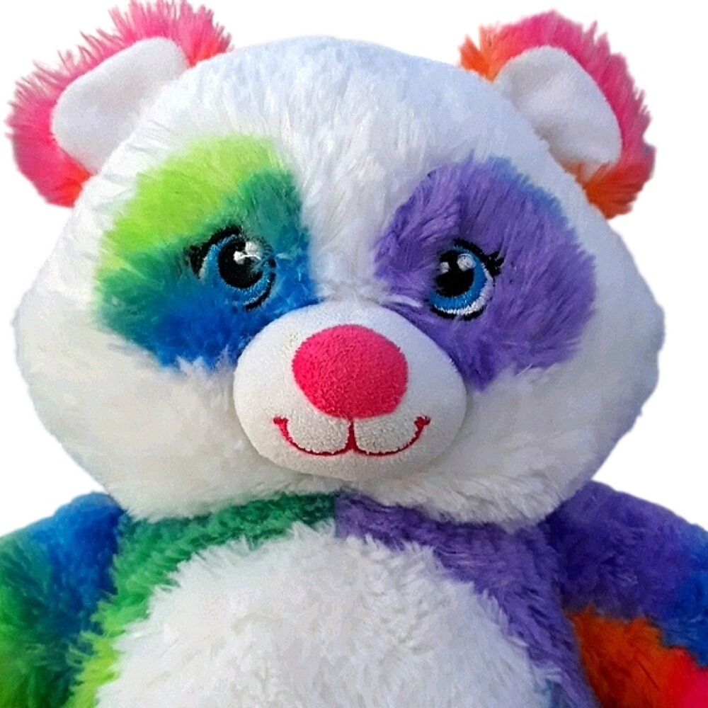 Build-A-Bear Workshop Rainbow Panda Lisa Frank Multi-Color BAB Collectible